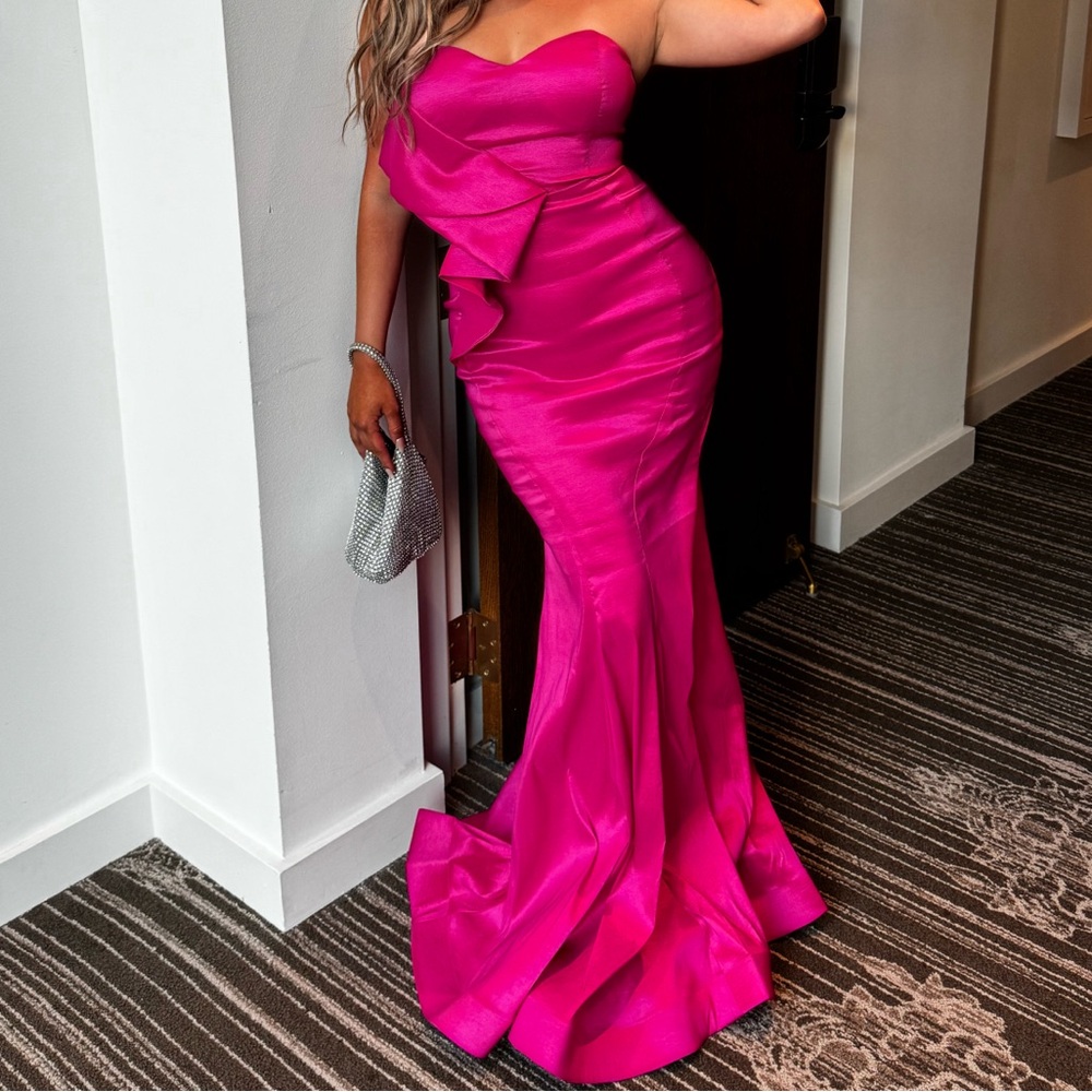 Formal pink dress